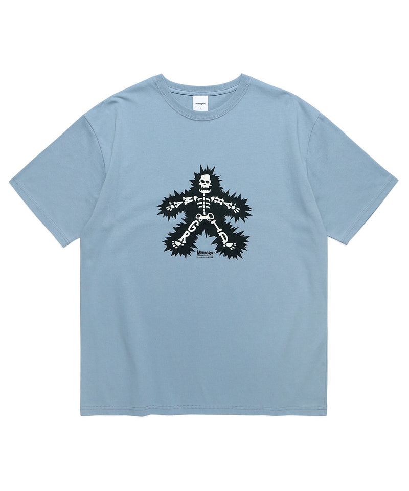 mahagrid (マハグリッド) SKELETON TEE [LIGHT BLUE]