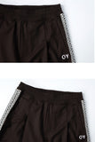 オーワイ(OY) ETHNIC TAPE PANTS-BROWN