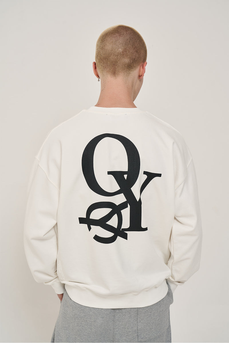 オーワイ(OY) OVERLAP LOGO MTM-WHITE