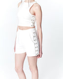 INPREP (インプレップ）Hook N Eye Shorts White