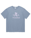 mahagrid (マハグリッド) ANGEL CROSS STITCH TEE [LIGHT BLUE]