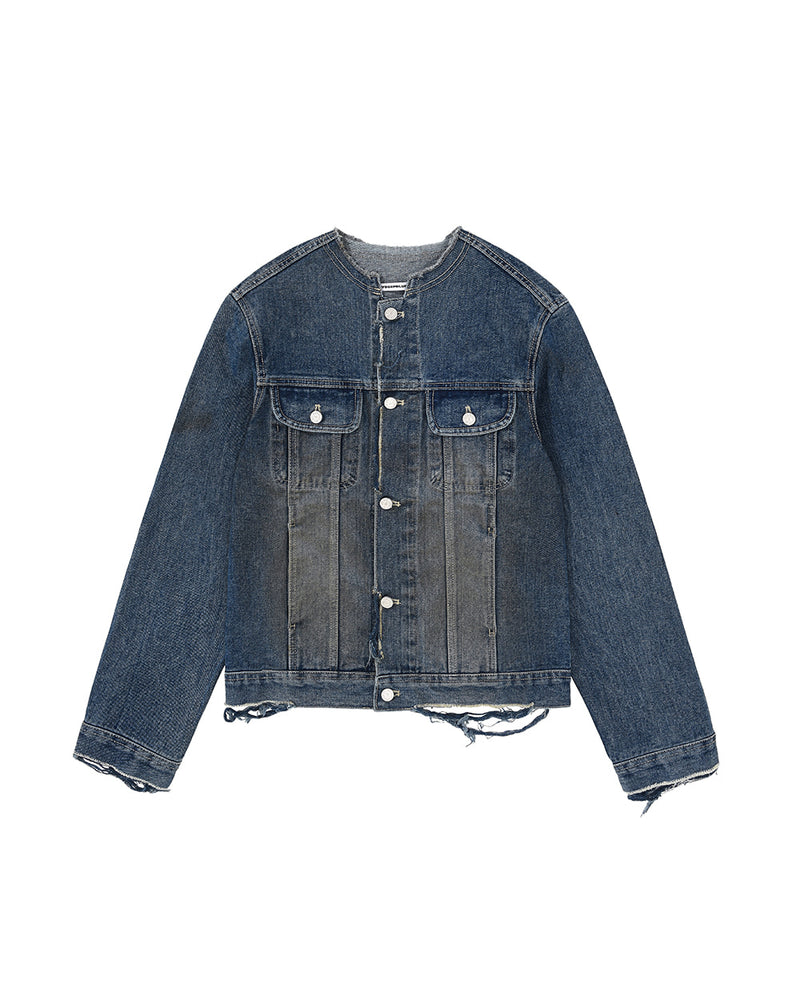 MYDEEPBLUEMEMORIES(マイディープブルーメモリーズ)      secret china denim jacket