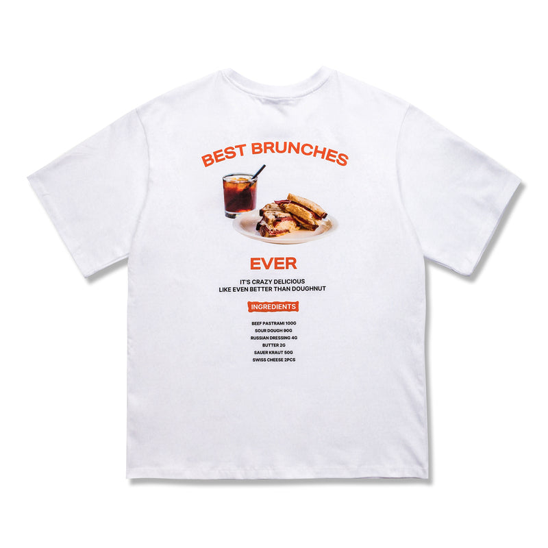 Q CUMBERS (キューカンバース) BRUNCHES SHORT SLEEVE T-SHIRT / mtl collaboration
