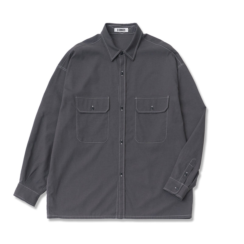 Q CUMBERS (キューカンバース) CPO SHIRTS / Charcoal