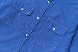 Q CUMBERS (キューカンバース) CPO SHIRTS / Blue