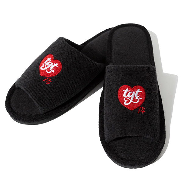 TARGETTO(ターゲット)  NEO HEART LOGO SLIPPER_BLACK