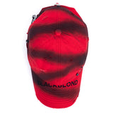 ブラックブロンド(BLACKBLOND) BBD Ripped Sprayed Custom Covered Logo Cap (Red)