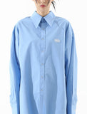 ベーシックコットン(BASIC COTTON) 	BASIC over shirt - BLUE