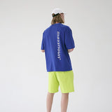 メスノウン(MASSNOUN) SL3 LOGO OVERSIZED T-SHIRTS MSETS006-BL