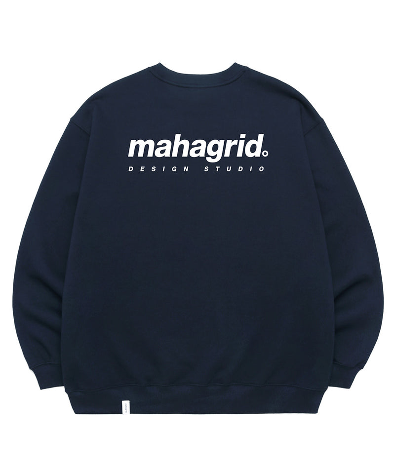 mahagrid (マハグリッド)  ORIGIN LOGO CREWNECK [NAVY]