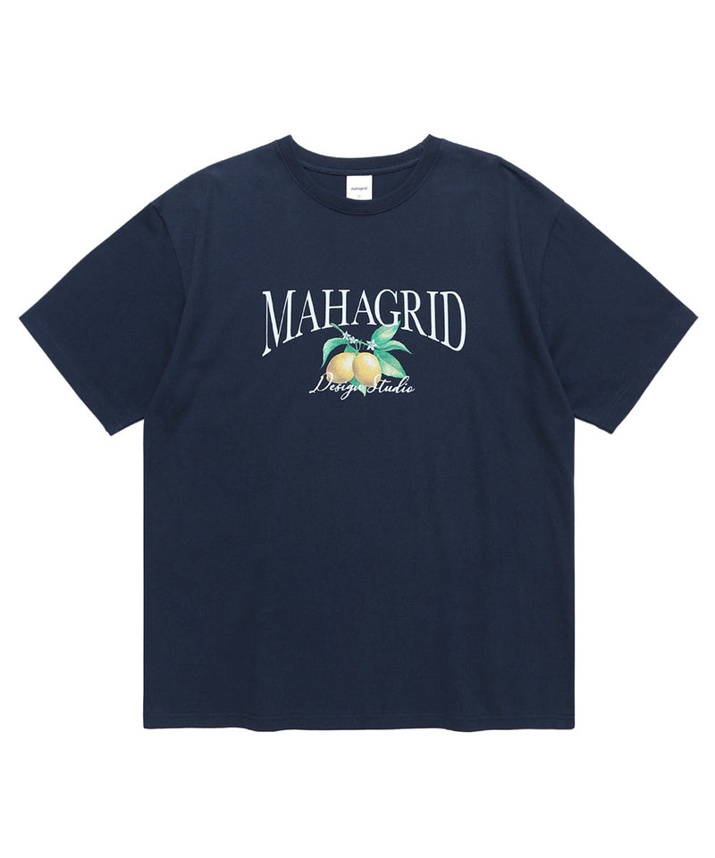 mahagrid (マハグリッド)  LEMON TREE TEE [NAVY]