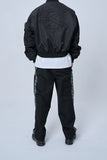 オーワイ(OY) WAVE LINE LOGO PANTS-BLACK