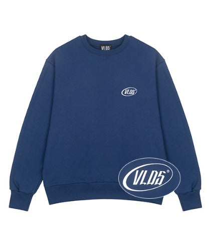 VLDS (ブラディス) Standard logo sweatshirt indigo blue