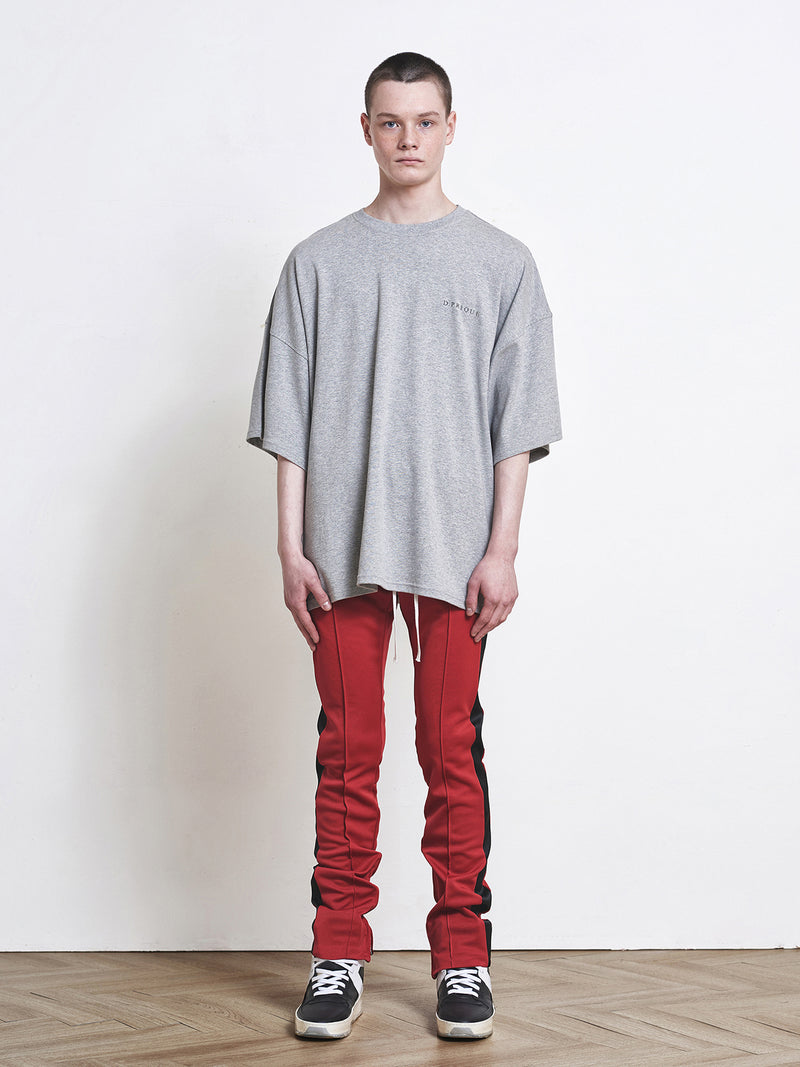 ディープリーク(DPRIQUE) OVERSIZED LOGO T-SHIRT - GREY