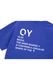 オーワイ(OY) BASIC ROUND LOGO T-BLUE