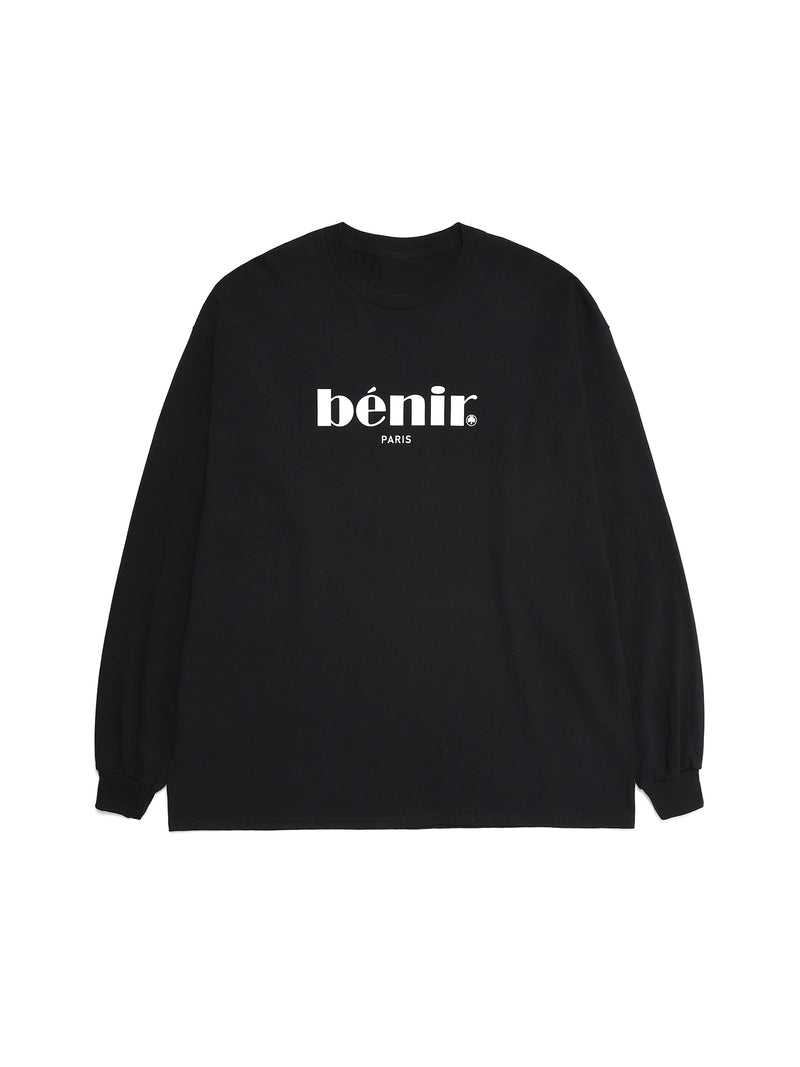 benir (ベニル) BENIR LOGO LONG SLEEVE TEE [BLACK]