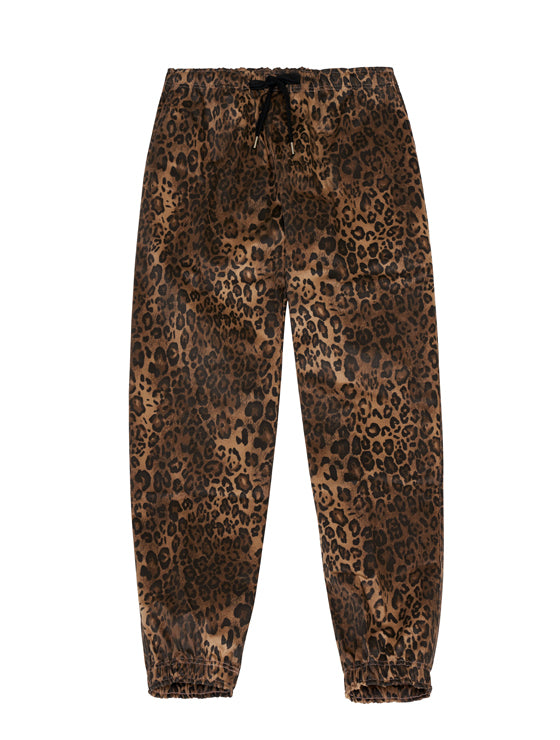 FM91.02 (エフエム91.02)　SUNSET JOGGER PANTS leopard