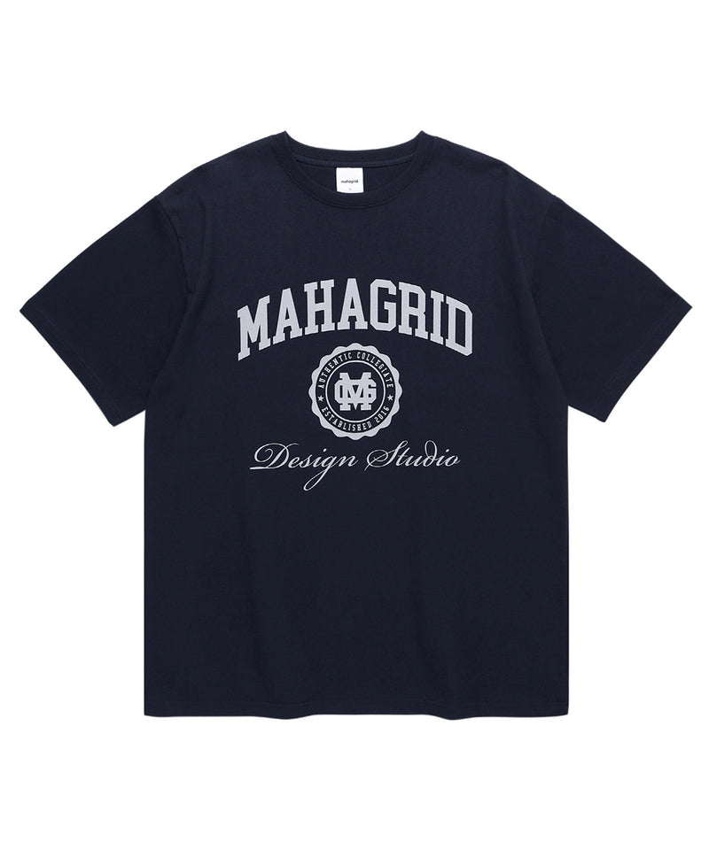 mahagrid (マハグリッド)  AUTHENTIC LOGO TEE [NAVY]