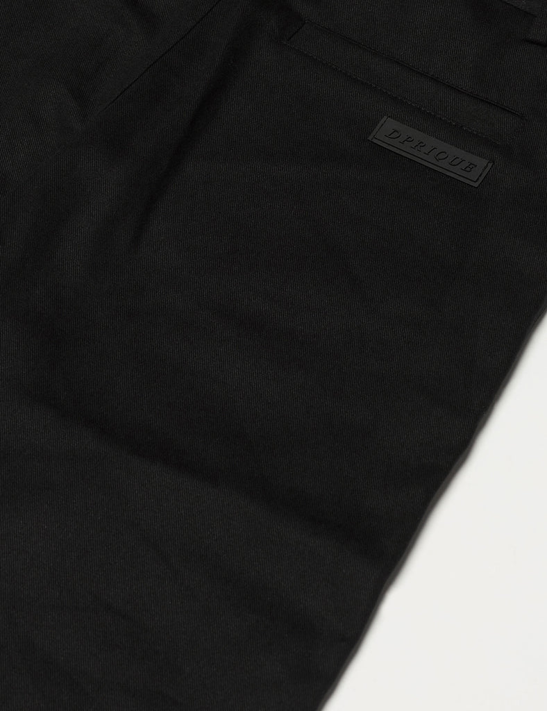 ディープリーク(DPRIQUE)   PANEL STRAIGHT PANTS - BLACK/BLACK