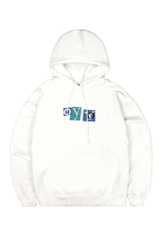 オーワイ(OY) COLLAGE ODOLLY HOODIE-WHITE – UNDERSTUDY CLUB