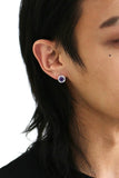 BLACKPURPLE (ブラックパープル) Flin cubic earring_purple