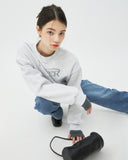NCOVER（エンカバー）IN TO THE HEAVEN TEXT SWEATSHIRT-WHITE MELANGE