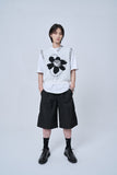 オーワイ(OY) PIXEL LOGO STITCH KNIT VEST-WHITE