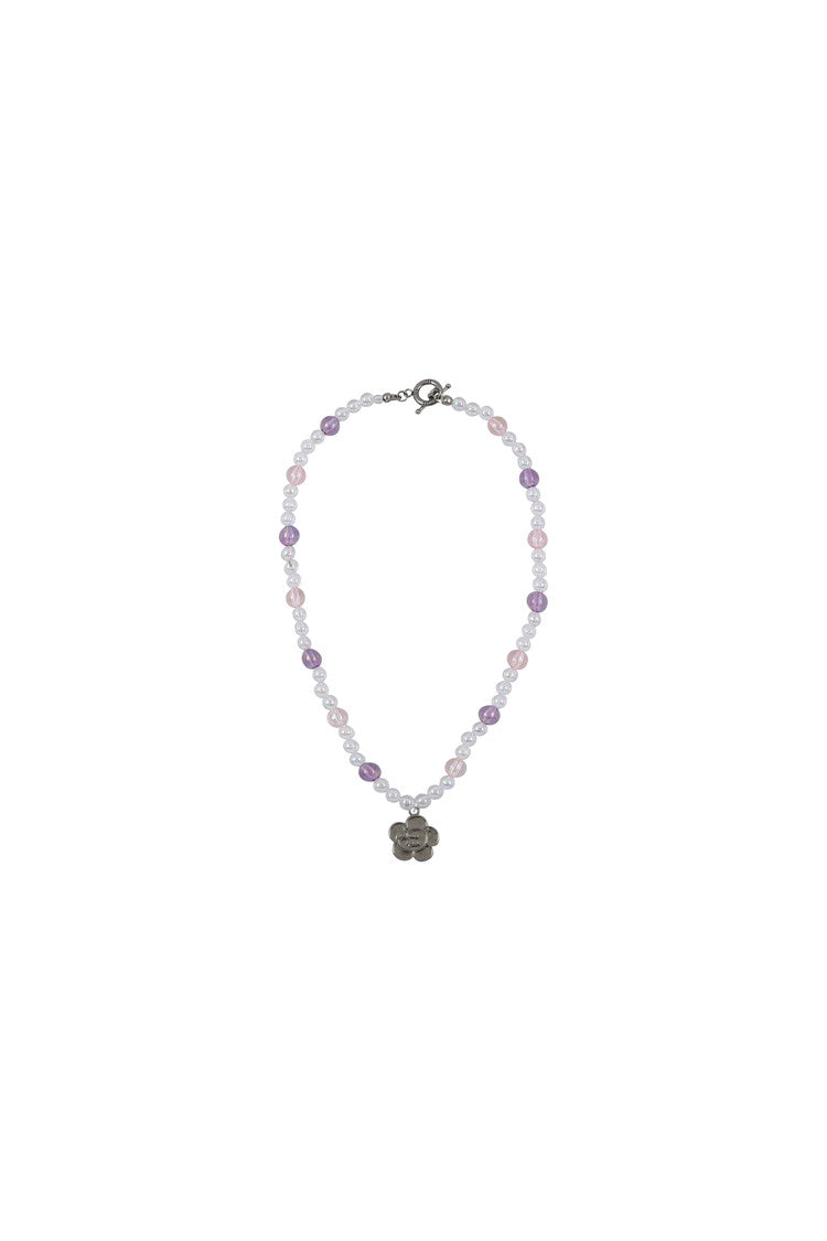 ReinSein（レインセイン）TRANSPARENT BEAD FLOWER STOPPER NECKLACE