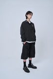 オーワイ(OY) CHECK LOGO REVERSIBLE JACKET-BLACK