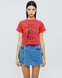 NCOVER（エンカバー）ENGLISH SHEEP DOG CROP TSHIRT-PINK