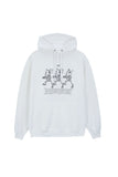 オーワイ(OY) BONE SHEEP&WOLF HOODIE-WHITE