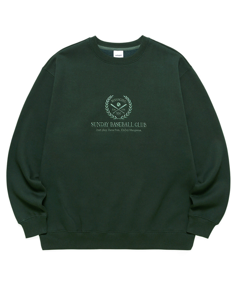 mahagrid (マハグリッド) SBC EMBLEM SWEATSHIRT [GREEN]