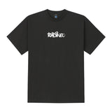 RADINEO (ラディネオ)　Spray logo black short sleeve T-shirt