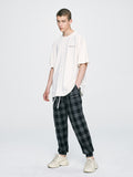 ディープリーク(DPRIQUE)   CHECK JOGGER PANTS - BLACK