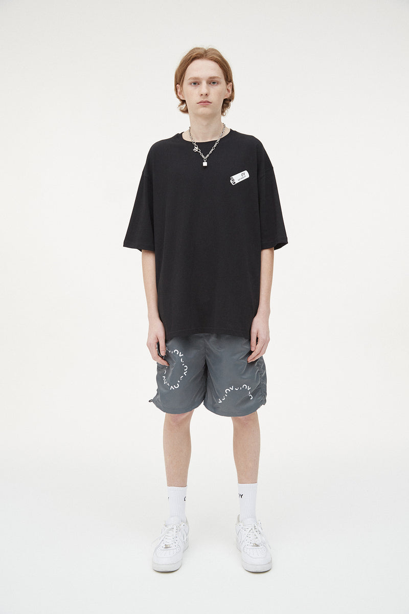 オーワイ(OY)  LIGHTER LOGO T-BLACK