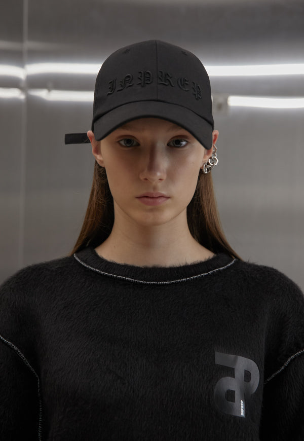 INPREP (インプレップ）IP1 LOGO CAP (BLACK/BLACK)