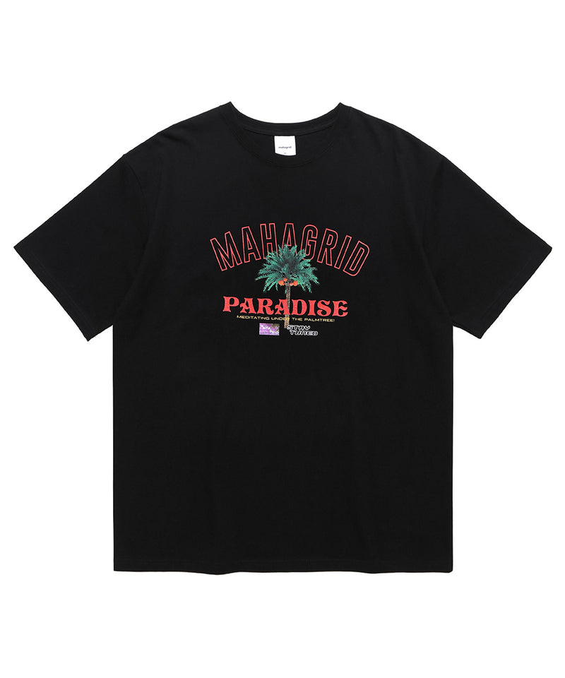 mahagrid (マハグリッド)  PARADISE TEE [BLACK]