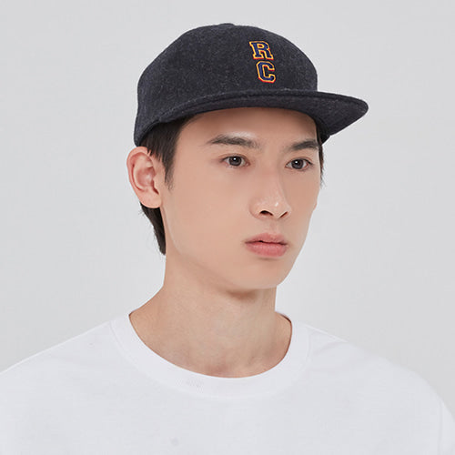 ロマンティッククラウン(ROMANTIC CROWN) RC LOGO WOOL BALL CAP_CHARCOAL