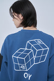 オーワイ(OY) CUBE POCKET LONG SLEEVE-NAVY