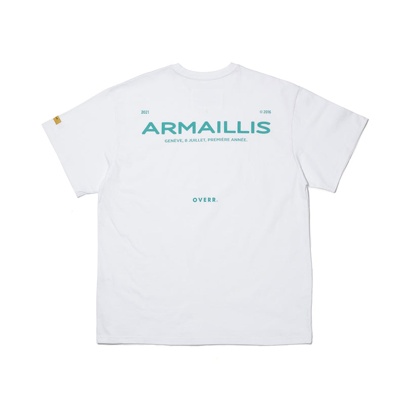 OVERR(オベルー) 21SU ARMAILLIS LOGO WHITE T-SHIRTS