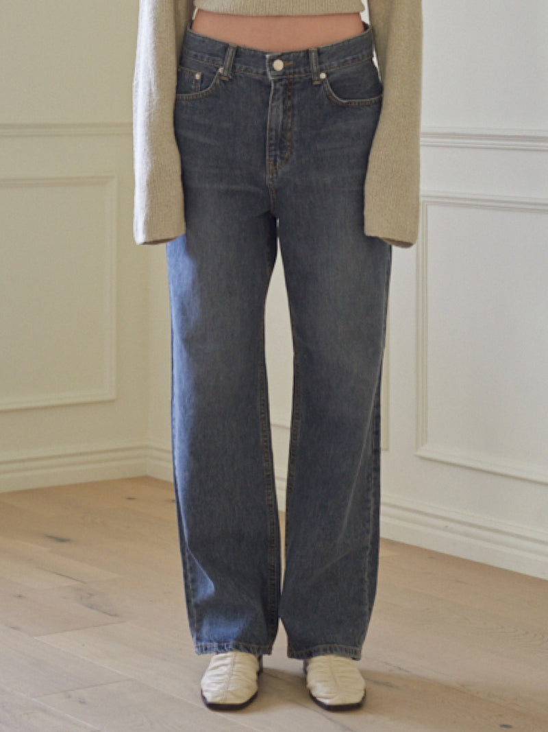 TMO BY 13MONTH（ティーエムオーバイサーティンマンス）STANDARD DENIM PANTS (GRAY)