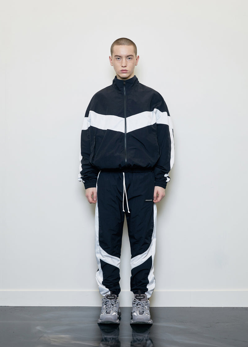 ディープリーク(DPRIQUE) CONTRAST TRACK PANTS BLACK/WHITE