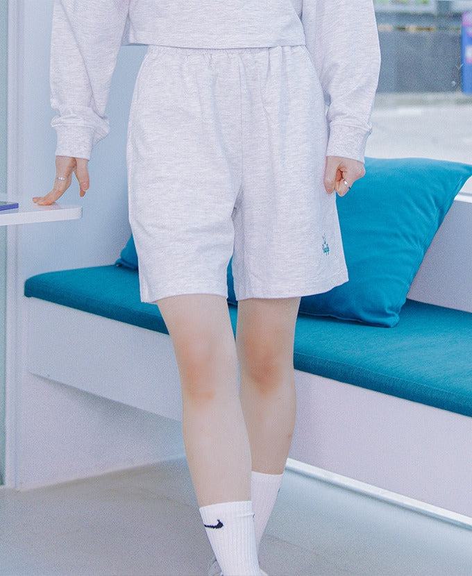 デイライフ(Daylife) Dream Half Pants (Light Gray)