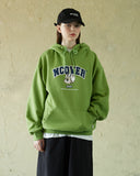 NCOVER（エンカバー）TOBY FACE ARCH LOGO HOODIE-OLIVE GREEN