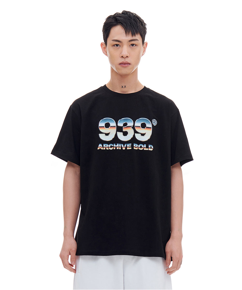 ARCHIVE BOLD (アーカイブボールド) 939 TYPE T T-SHIRTS (BLACK