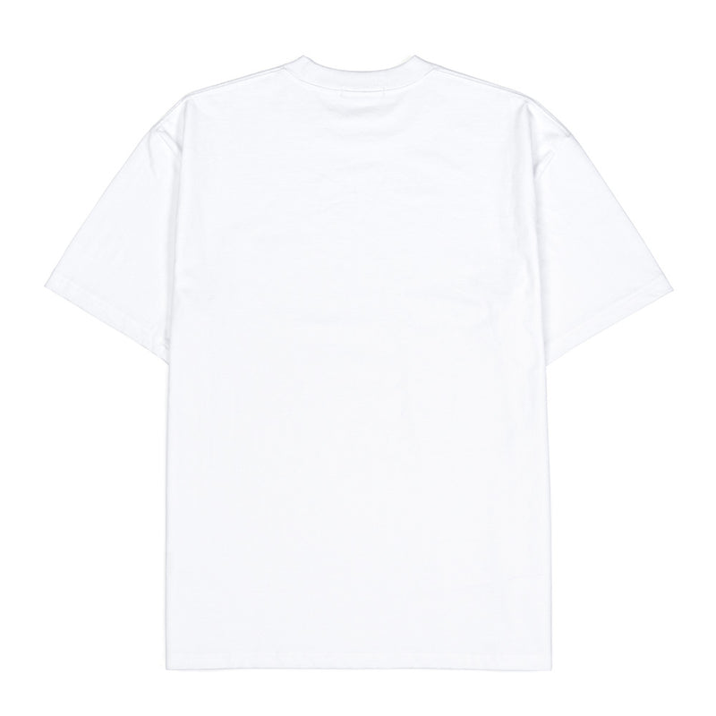 ブラックブロンド(BLACKBLOND) BBD Border Graffiti Logo T-Shirt (White)