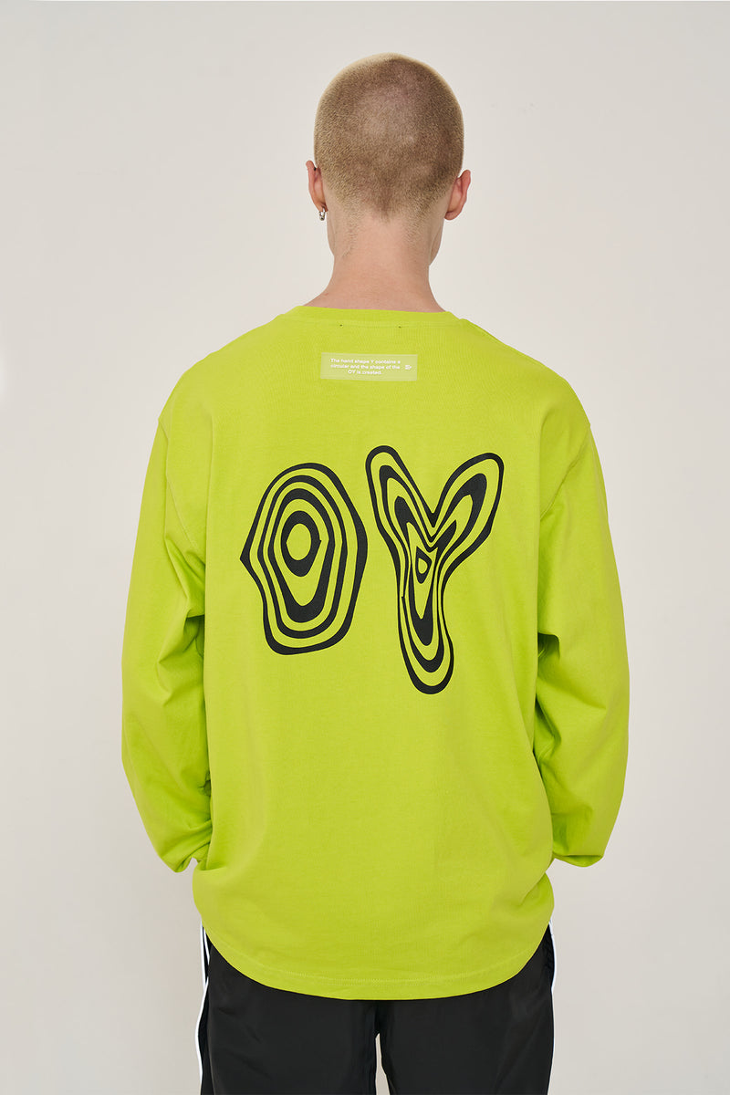 オーワイ(OY) GROWTH RING LOGO T-NEON GREEN
