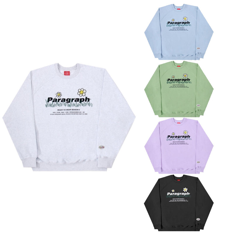 Paragraph ( パラグラフ )  FLOWER EMBROIDERY SWEATSHIRT No.35