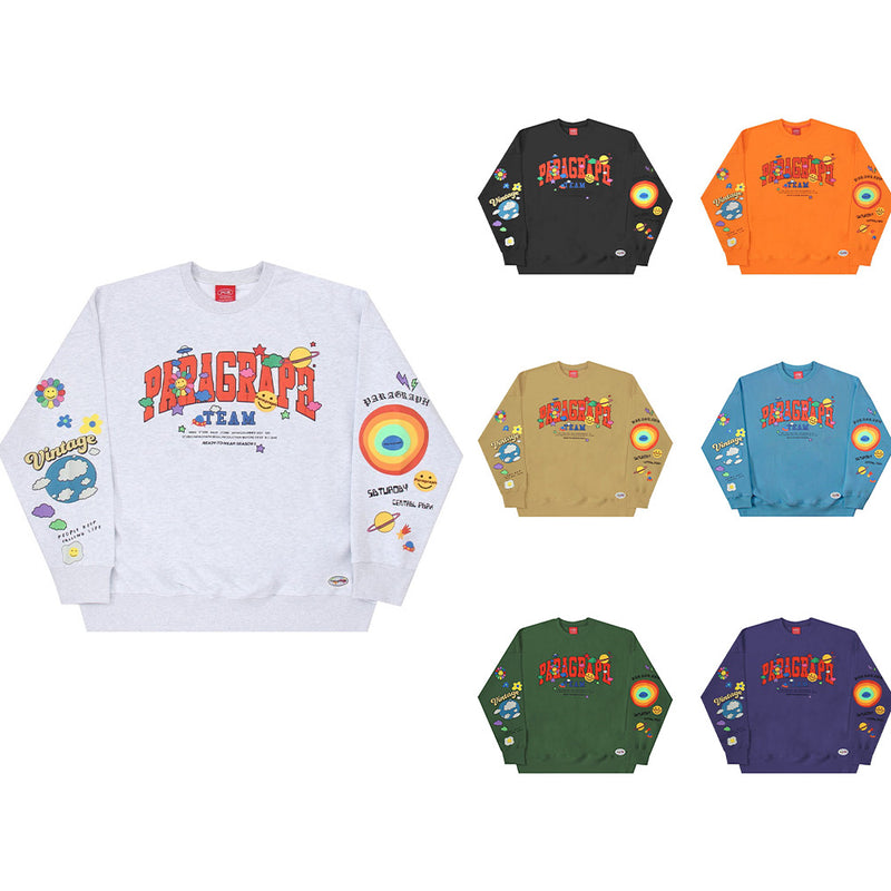 Paragraph ( パラグラフ )  21FW SMILE HAPPY SWEATSHIRT No.43