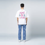 アクメドラビ(acme' de la vie) [ADLV X SIMPSONS] DONUTS HOMER SHORT SLEEVE T-SHIRT WHITE
